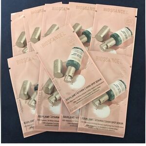 Biossance Squalane Vitamin C Dark Spot Serum 10 Samples 10 x 2ml